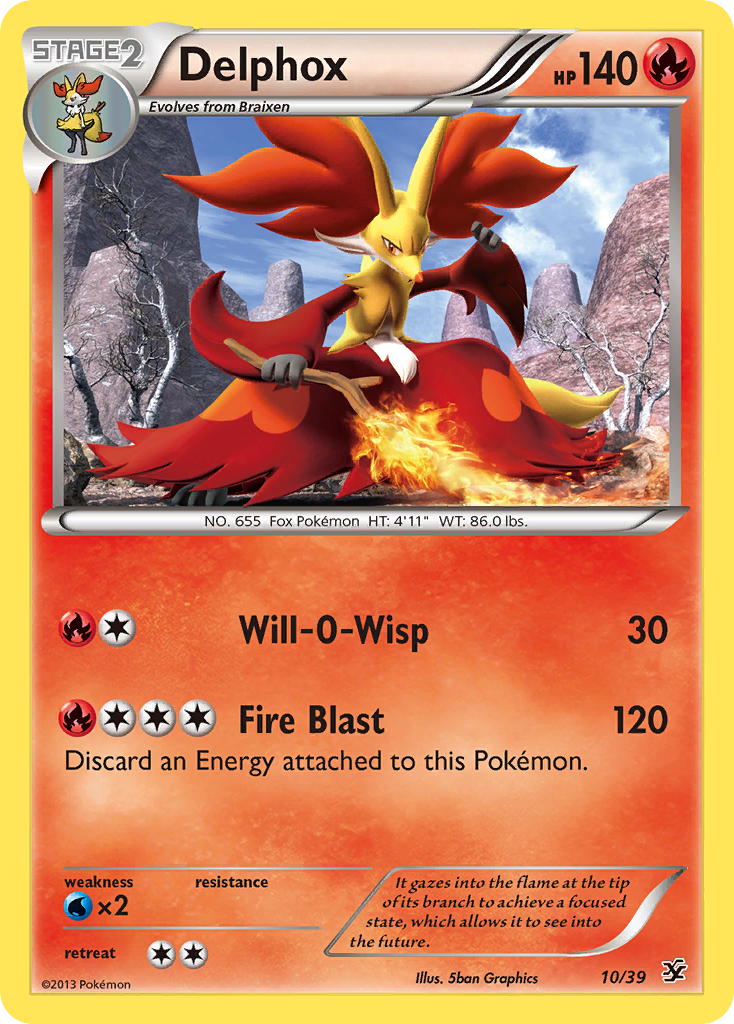 Delphox (10/39) [XY: Kalos Starter Set] | Gear Gaming Fayetteville