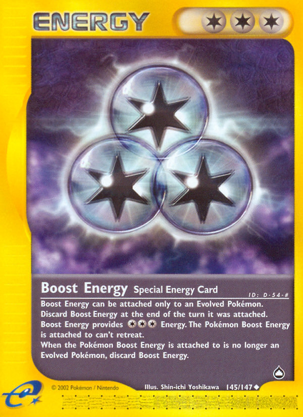 Boost Energy (145/147) [Aquapolis] | Gear Gaming Fayetteville