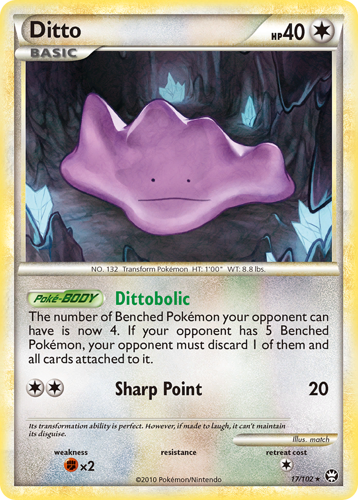 Ditto (17/102) [HeartGold & SoulSilver: Triumphant] | Gear Gaming Fayetteville