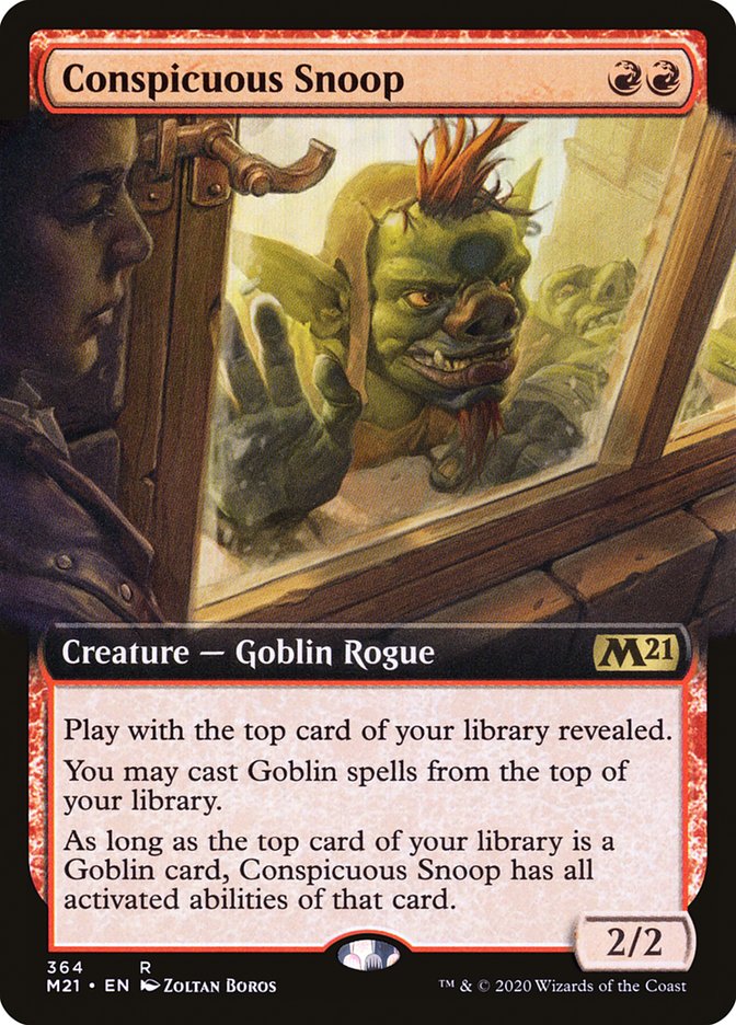 Conspicuous Snoop (Extended Art) [Core Set 2021] | Gear Gaming Fayetteville