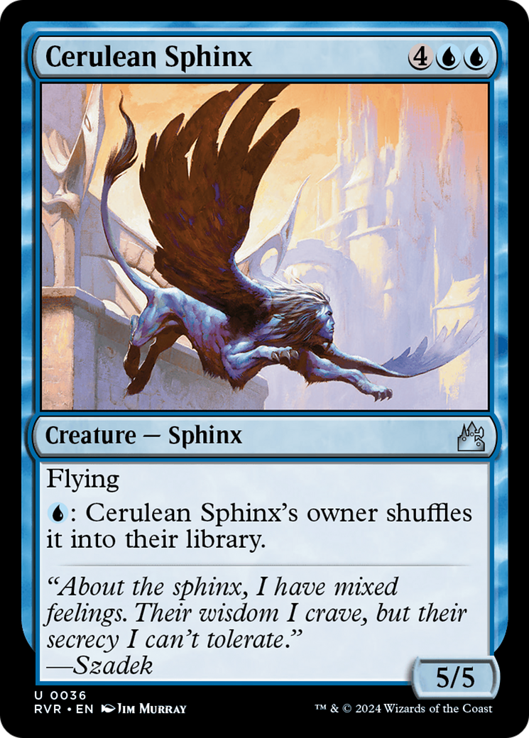 Cerulean Sphinx [Ravnica Remastered] | Gear Gaming Fayetteville