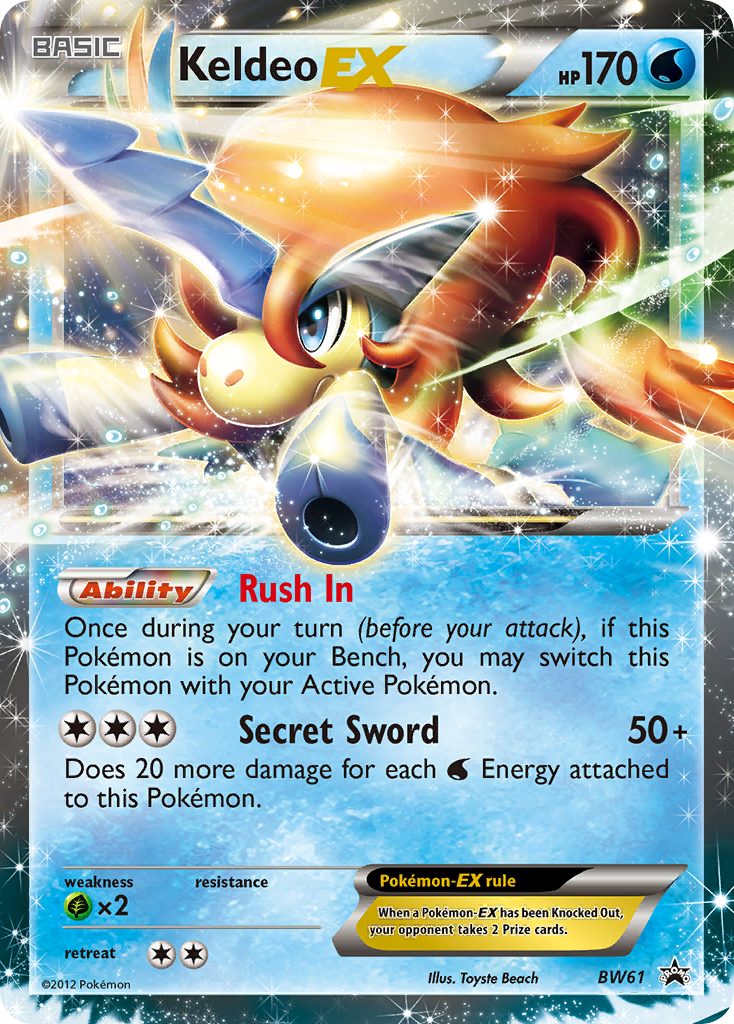 Keldeo EX (BW61) [Black & White: Black Star Promos] | Gear Gaming Fayetteville