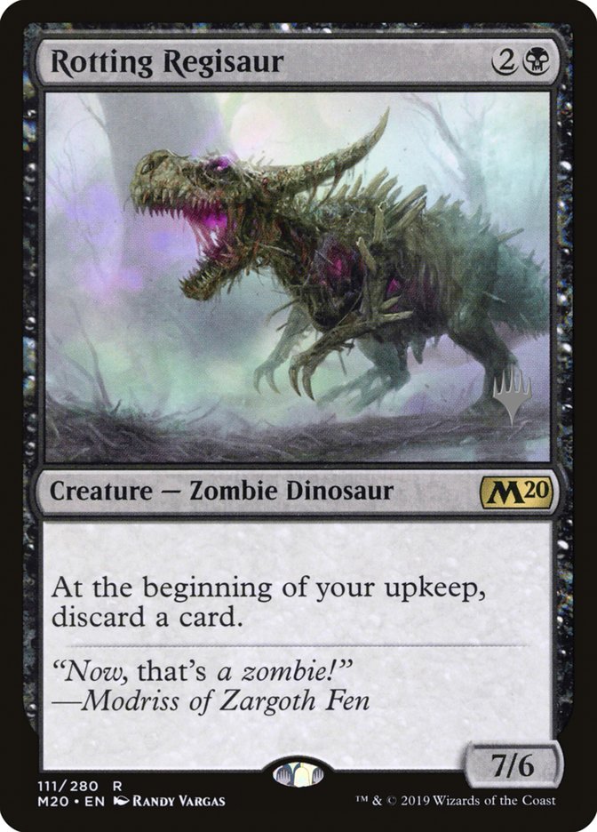 Rotting Regisaur (Promo Pack) [Core Set 2020 Promos] | Gear Gaming Fayetteville