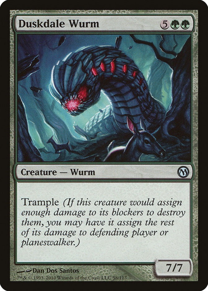 Duskdale Wurm [Duels of the Planeswalkers] | Gear Gaming Fayetteville