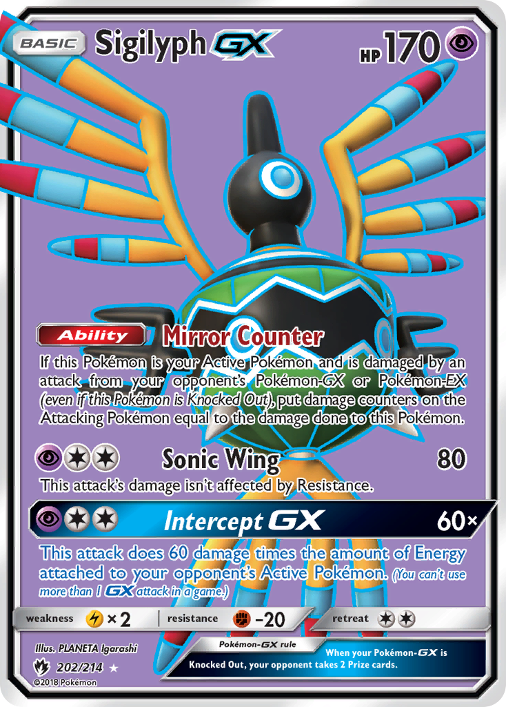 Sigilyph GX (202/214) [Sun & Moon: Lost Thunder] | Gear Gaming Fayetteville