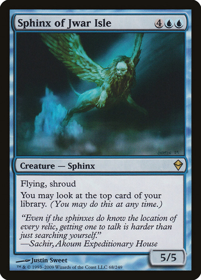 Sphinx of Jwar Isle [Zendikar] | Gear Gaming Fayetteville