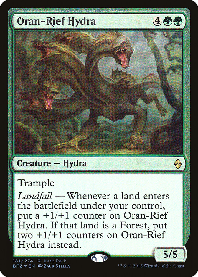 Oran-Rief Hydra (Intro Pack) [Battle for Zendikar Promos] | Gear Gaming Fayetteville