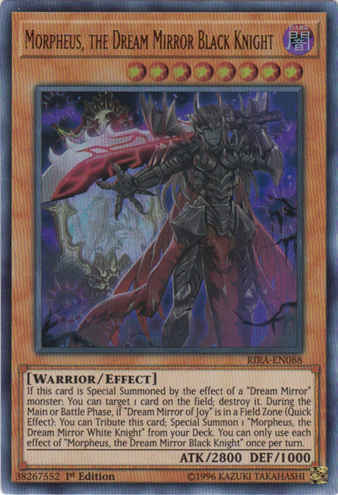 Morpheus, the Dream Mirror Black Knight [RIRA-EN088] Ultra Rare | Gear Gaming Fayetteville