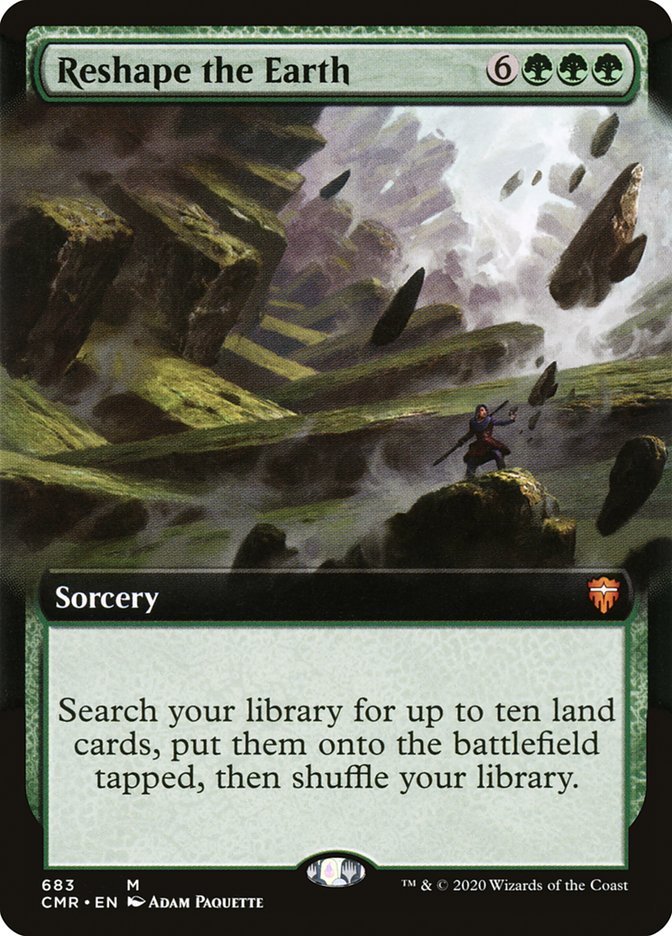 Reshape the Earth (Extended Art) [Commander Legends] | Gear Gaming Fayetteville