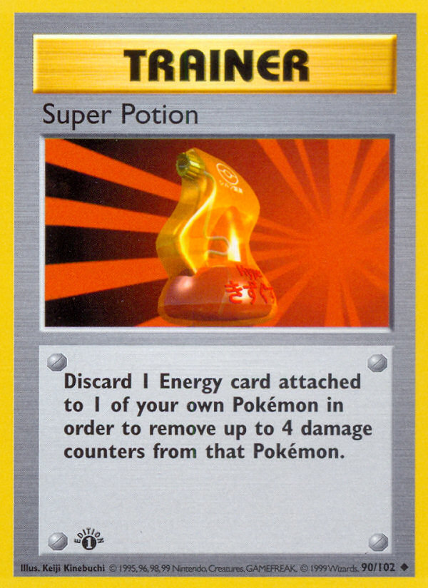 Super Potion (90/102) (Shadowless) [Base Set 1st Edition] | Gear Gaming Fayetteville