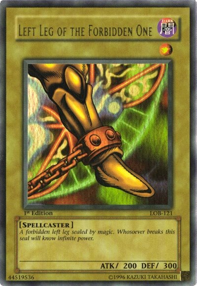 Left Leg of the Forbidden One [LOB-121] Ultra Rare | Gear Gaming Fayetteville