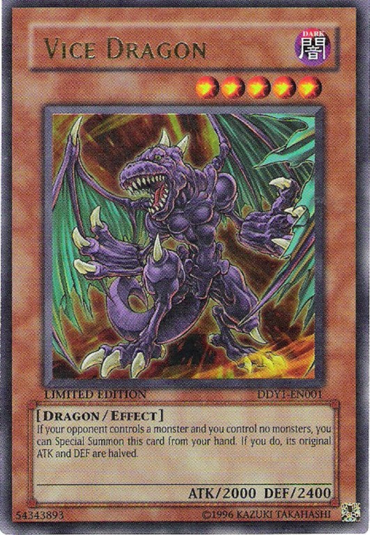 Vice Dragon (Promo) [DDY1-EN001] Ultra Rare | Gear Gaming Fayetteville