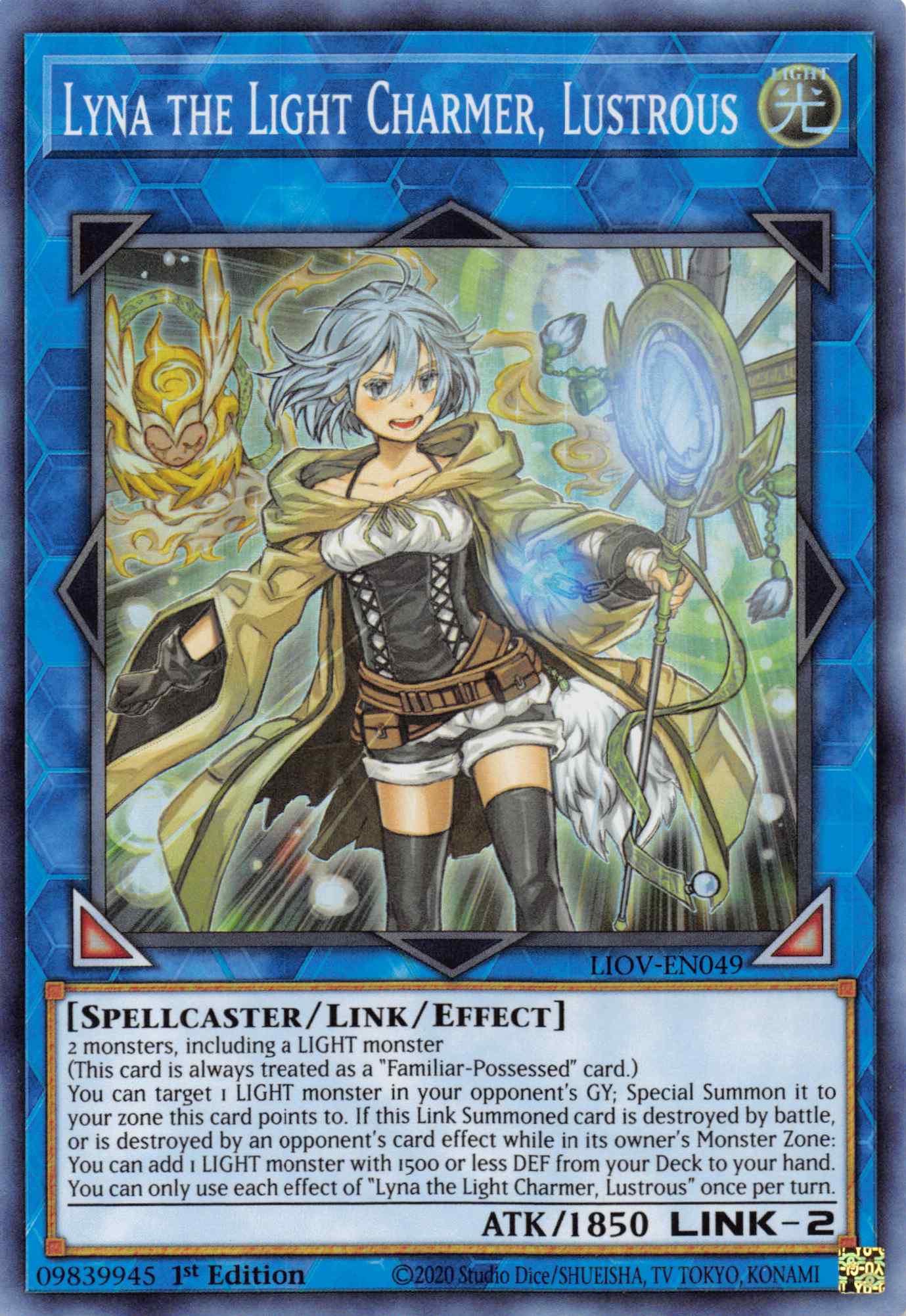 Lyna the Light Charmer, Lustrous [LIOV-EN049] Super Rare | Gear Gaming Fayetteville