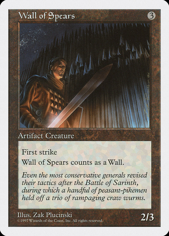 Wall of Spears [Fifth Edition] | Gear Gaming Fayetteville