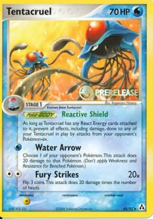 Tentacruel (45/92) (Prerelease Promo) [Nintendo: Black Star Promos] | Gear Gaming Fayetteville