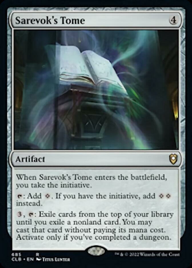 Sarevok's Tome [Commander Legends: Battle for Baldur's Gate] | Gear Gaming Fayetteville