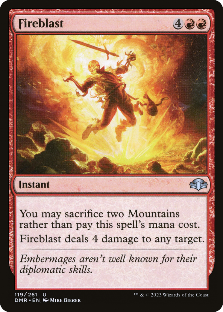 Fireblast [Dominaria Remastered] | Gear Gaming Fayetteville