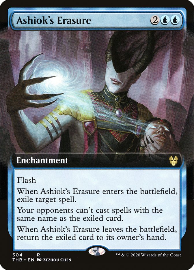 Ashiok's Erasure (Extended Art) [Theros Beyond Death] | Gear Gaming Fayetteville