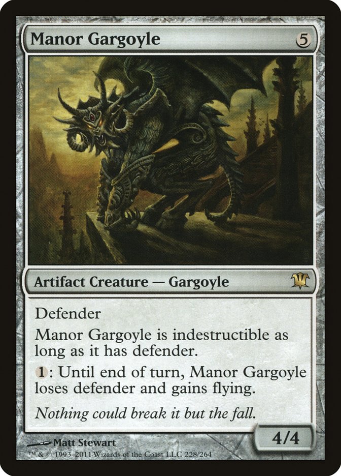 Manor Gargoyle [Innistrad] | Gear Gaming Fayetteville