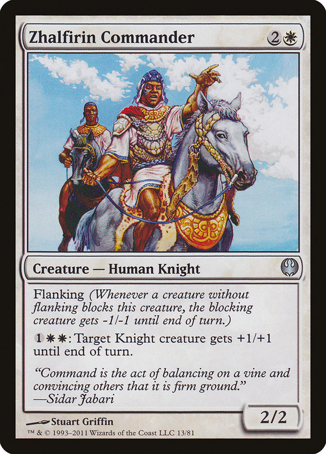 Zhalfirin Commander [Duel Decks: Knights vs. Dragons] | Gear Gaming Fayetteville