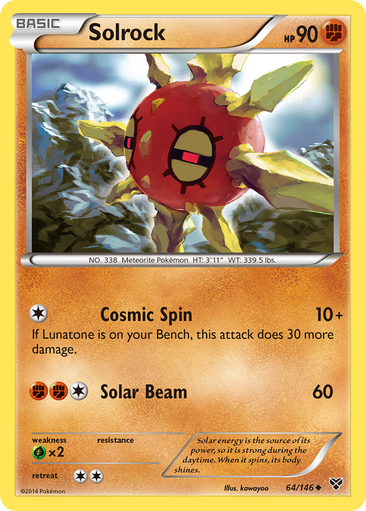 Solrock (64/146) [XY: Base Set] | Gear Gaming Fayetteville