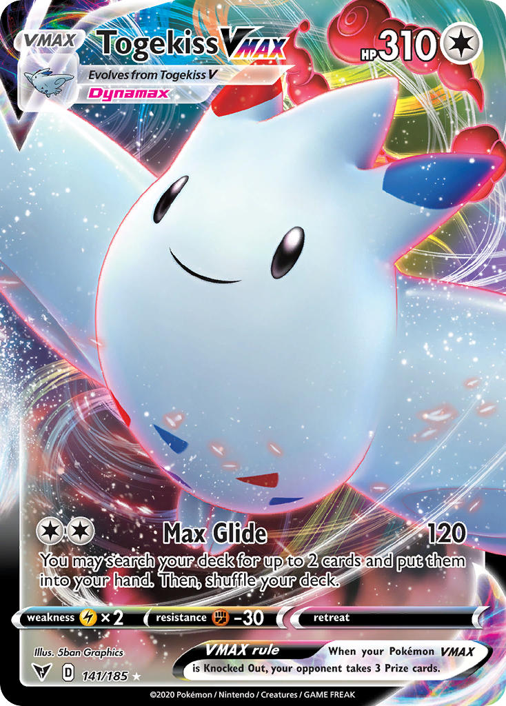 Togekiss VMAX (141/185) [Sword & Shield: Vivid Voltage] | Gear Gaming Fayetteville