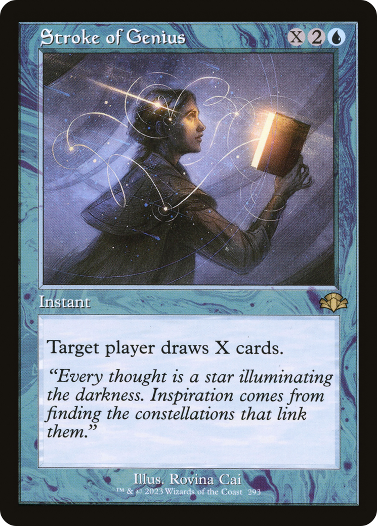 Stroke of Genius (Retro) [Dominaria Remastered] | Gear Gaming Fayetteville