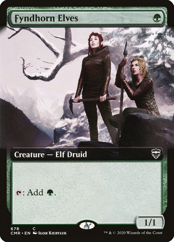 Fyndhorn Elves (Extended Art) [Commander Legends] | Gear Gaming Fayetteville