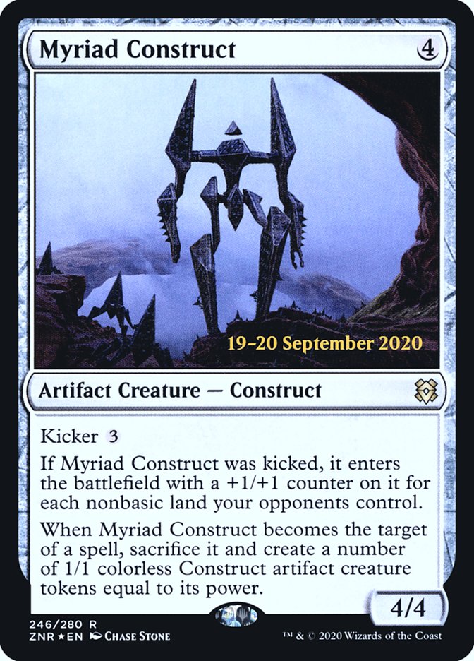 Myriad Construct [Zendikar Rising Prerelease Promos] | Gear Gaming Fayetteville