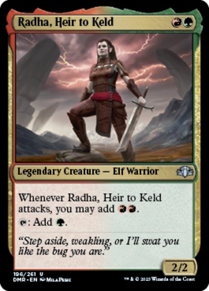 Radha, Heir to Keld [Dominaria Remastered] | Gear Gaming Fayetteville