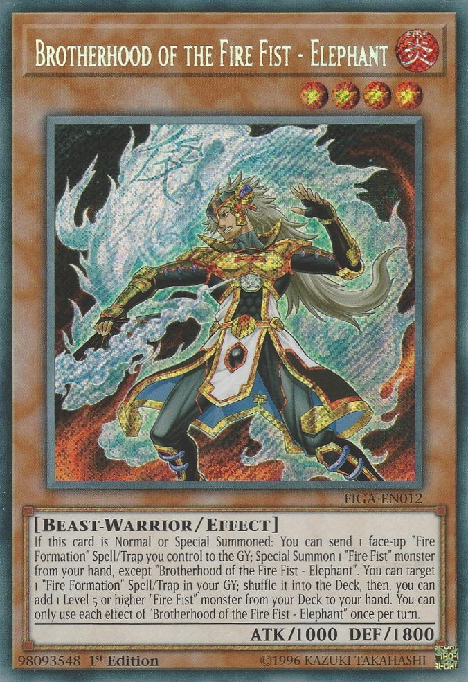 Brotherhood of the Fire Fist - Elephant [FIGA-EN012] Secret Rare | Gear Gaming Fayetteville