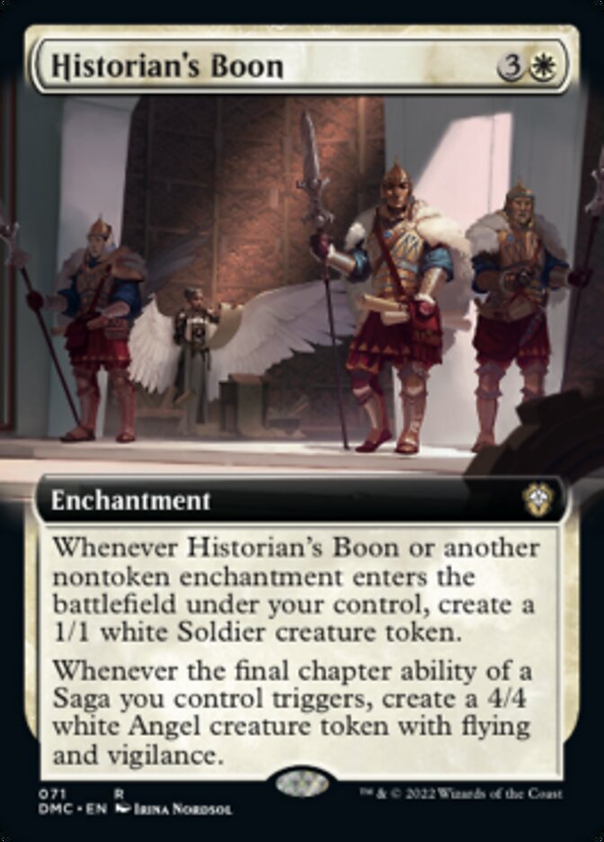 Historian's Boon (Extended Art) [Dominaria United Commander] | Gear Gaming Fayetteville