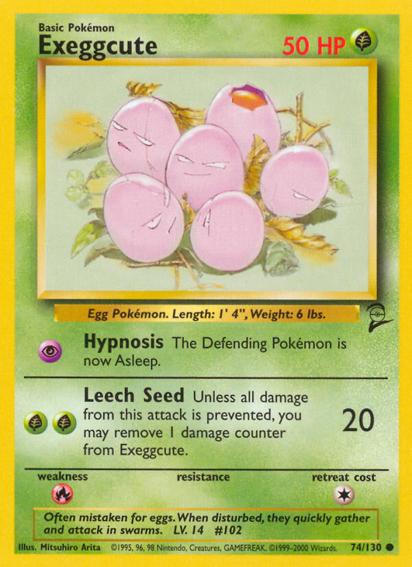 Exeggcute (74/130) [Base Set 2] | Gear Gaming Fayetteville