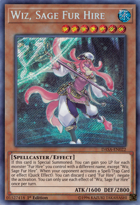 Wiz, Sage Fur Hire [DASA-EN022] Secret Rare | Gear Gaming Fayetteville