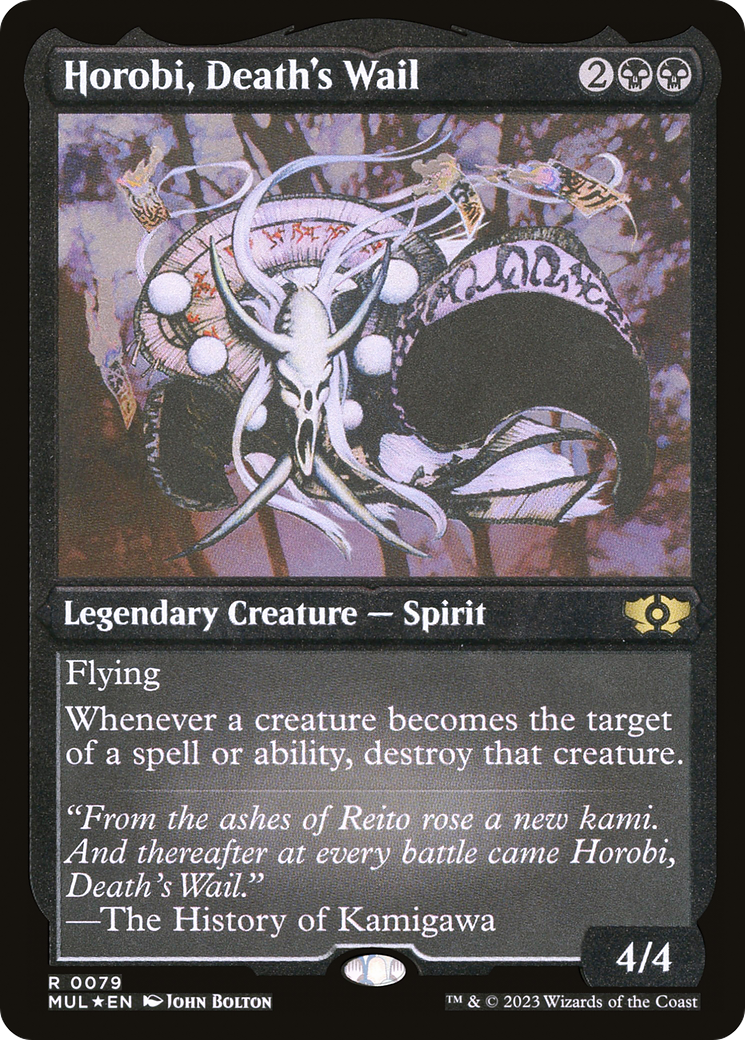 Horobi, Death's Wail (Foil Etched) [Multiverse Legends] | Gear Gaming Fayetteville