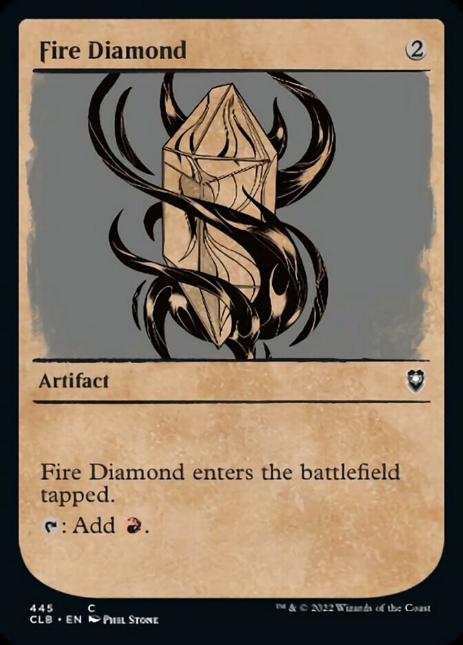 Fire Diamond (Showcase) [Commander Legends: Battle for Baldur's Gate] | Gear Gaming Fayetteville