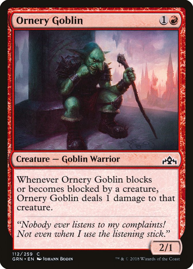 Ornery Goblin [Guilds of Ravnica] | Gear Gaming Fayetteville