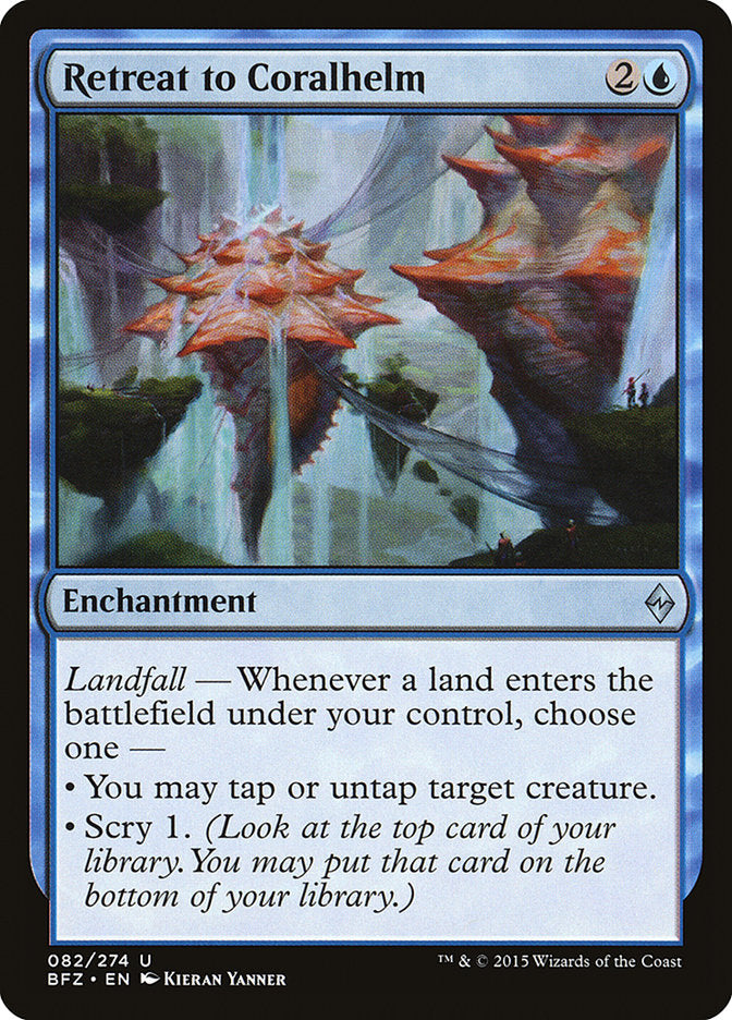 Retreat to Coralhelm [Battle for Zendikar] | Gear Gaming Fayetteville