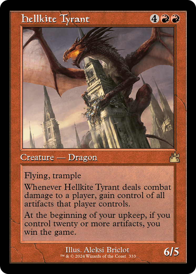 Hellkite Tyrant (Retro Frame) [Ravnica Remastered] | Gear Gaming Fayetteville