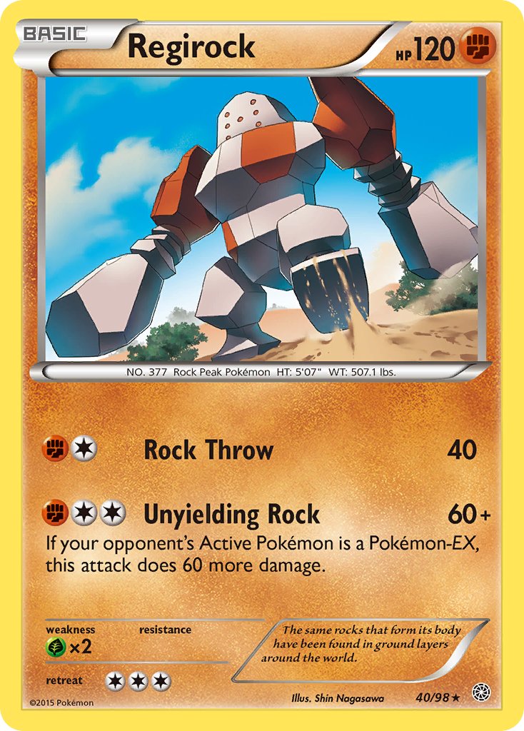 Regirock (40/98) (Theme Deck Exclusive) [XY: Ancient Origins] | Gear Gaming Fayetteville