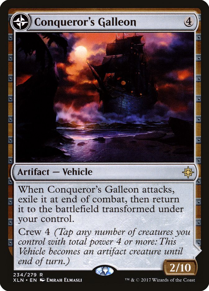 Conqueror's Galleon // Conqueror's Foothold [Ixalan] | Gear Gaming Fayetteville