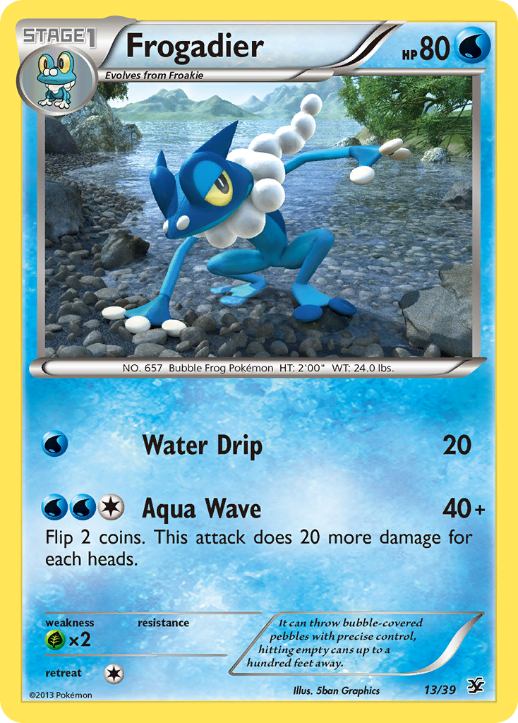 Frogadier (13/39) [XY: Kalos Starter Set] | Gear Gaming Fayetteville