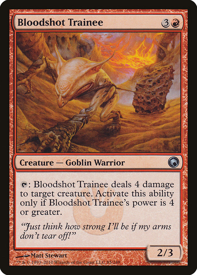 Bloodshot Trainee [Scars of Mirrodin] | Gear Gaming Fayetteville