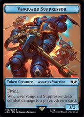 Soldier (004) // Vanguard Suppressor Double-Sided Token (Surge Foil) [Warhammer 40,000 Tokens] | Gear Gaming Fayetteville