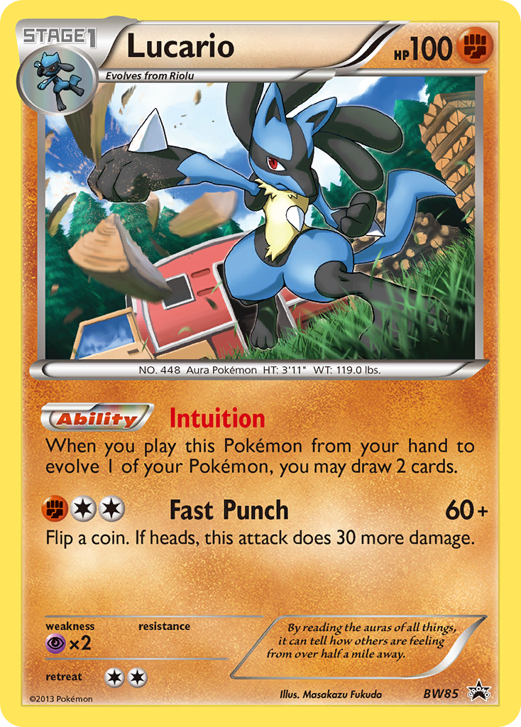 Lucario (BW85) [Black & White: Black Star Promos] | Gear Gaming Fayetteville