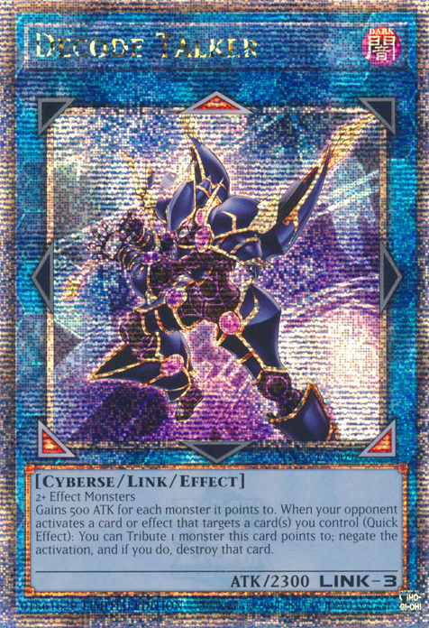 Decode Talker [TN23-EN009] Quarter Century Secret Rare | Gear Gaming Fayetteville