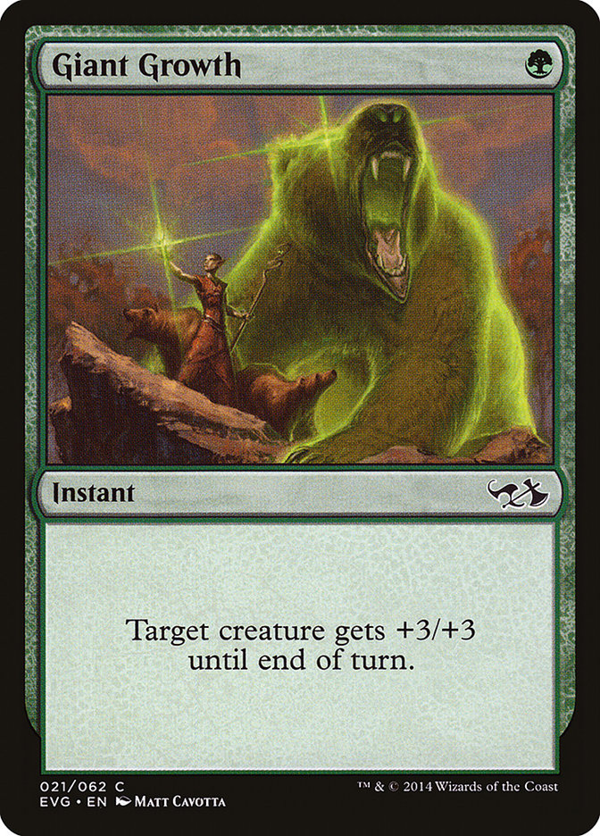 Giant Growth (Elves vs. Goblins) [Duel Decks Anthology] | Gear Gaming Fayetteville