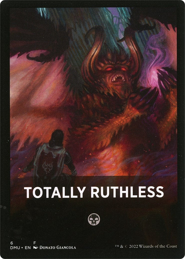 Totally Ruthless Theme Card [Dominaria United Tokens] | Gear Gaming Fayetteville