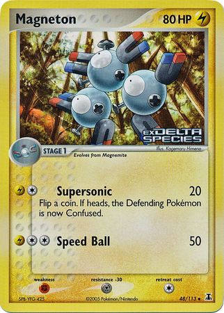 Magneton (48/113) (Stamped) [EX: Delta Species] | Gear Gaming Fayetteville