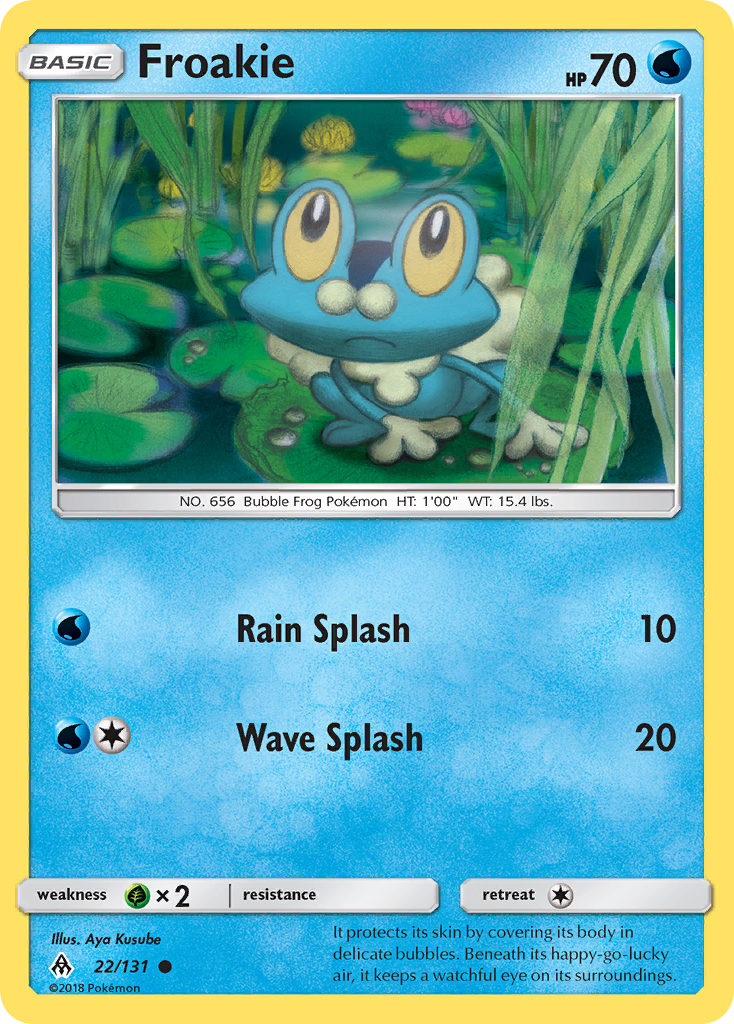 Froakie (22/131) [Sun & Moon: Forbidden Light] | Gear Gaming Fayetteville